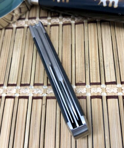 Case XX Ebony Wood 154-CM Tony Bose HT Trapper Knife - Image 5