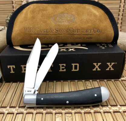 Case XX Black Canvas 154-CM Tony Bose HT Trapper Knife - Image 2