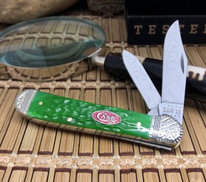 Case XX Custom MAGICIANS Green/Red Bone Copperhead Knife #08 - Image 7