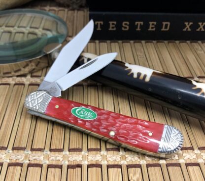 Case XX Custom MAGICIANS Green/Red Bone Copperhead Knife #08 - Image 5