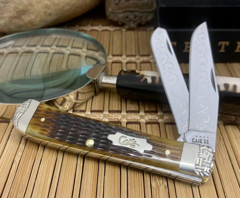 Case XX Engraved Rogers Corncob Jig ANTIQUE Bone Trapper Pocket Knife #2 - Image 6