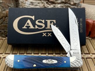 Case XX Sawcut CARIBBEAN Bone Engraved Copperhead Knife #06