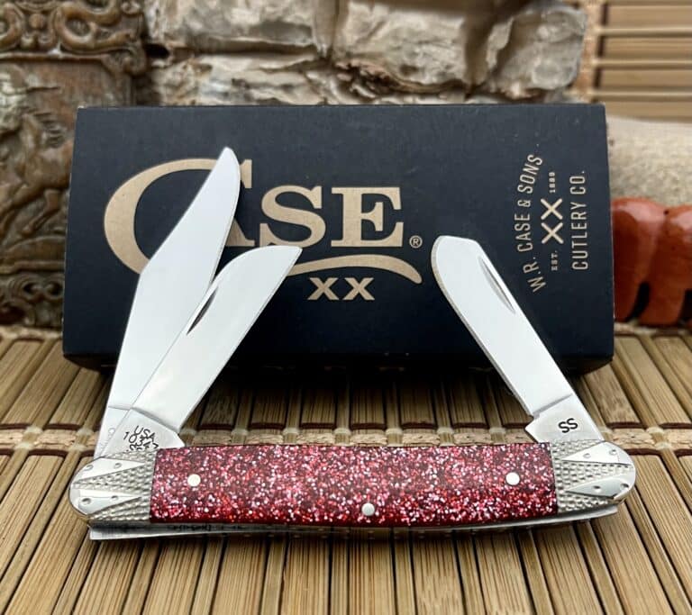 Case XX USA Custom Ruby STARDUST Kirinite Stockman Pocket Knife #02 - Image 2
