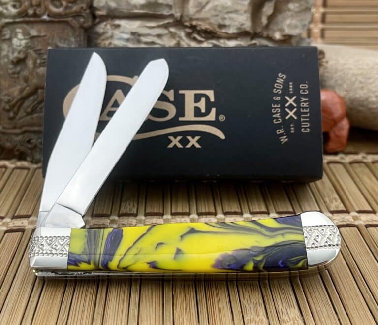 Case XX USA Beautiful Custom PARADISE Engraved Trapper Pocket Knife - Image 2