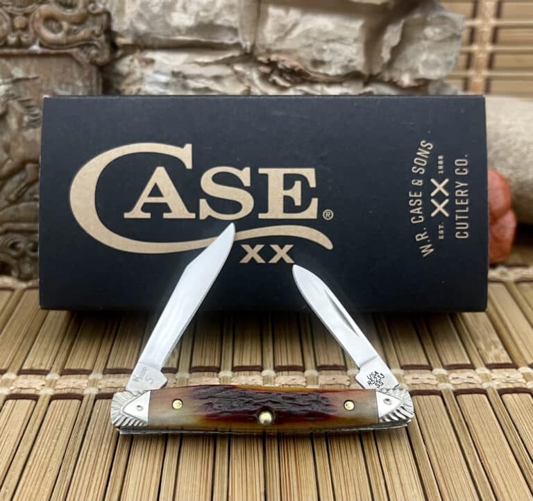 Case XX Custom Genuine RED STAG Engraved Small Pen Knife #05 - Image 2