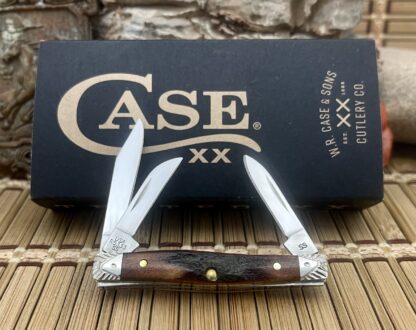 Case XX Amazing Custom Genuine RED STAG Engraved Small Stockman Knife #09 - Image 2