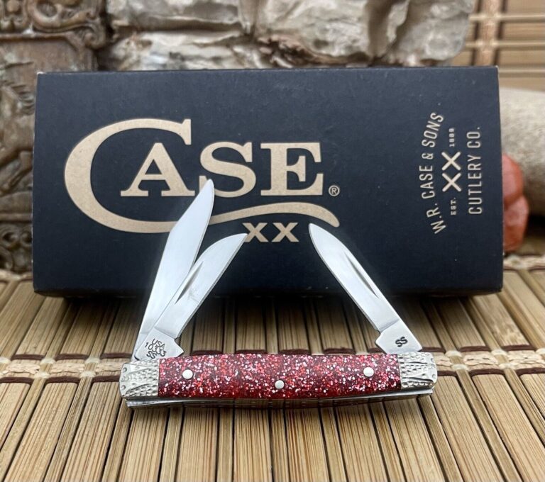 Case XX Custom Ruby STARDUST Kirinite Small Stockman Pocket Knife #02 - Image 7
