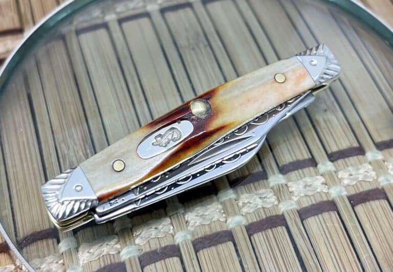 Case XX Amazing Custom Genuine RED STAG Engraved Small Stockman Knife #10 - Image 6