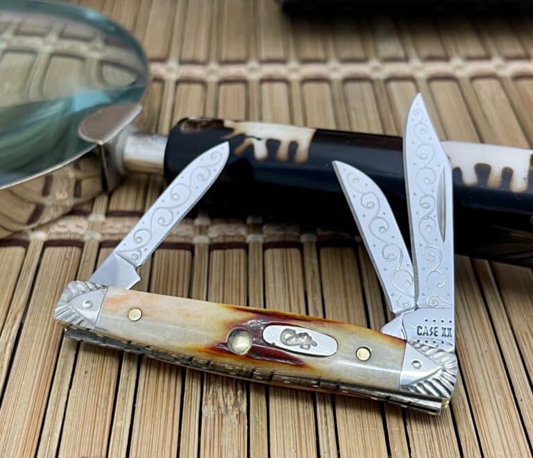 Case XX Amazing Custom Genuine RED STAG Engraved Small Stockman Knife #10 - Image 8