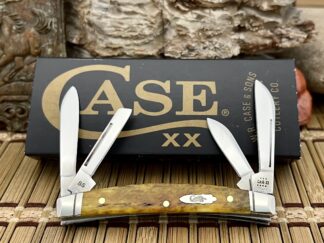 Case XX USA 2023 Smooth Antique Bone 58209 Small Congress Pocket Knife