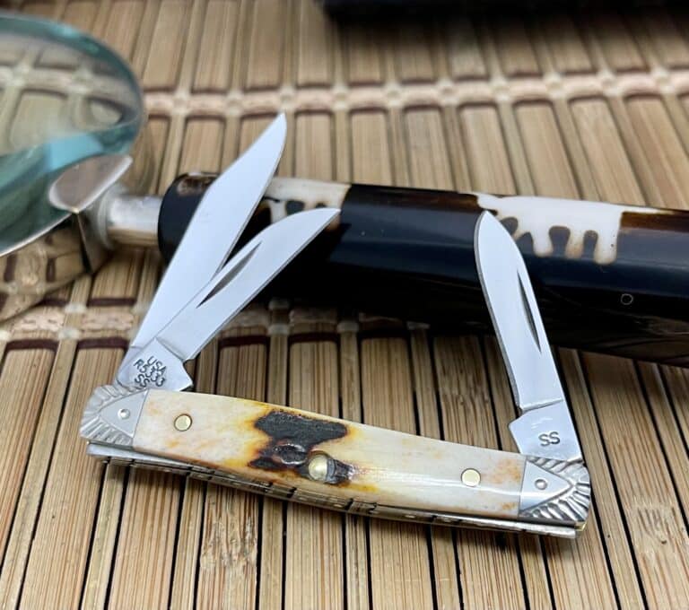 Case XX Amazing Custom Genuine RED STAG Engraved Small Stockman Knife #10 - Image 7