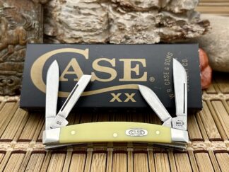 Case XX USA 2023 Yellow Synthetic CA81098 Stainless Small Congress Pocket Knife