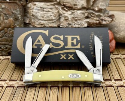 Case XX USA 2023 Yellow Synthetic CA81098 Stainless Small Congress Pocket Knife