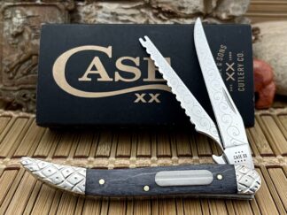 Case XX USA Beautiful Custom Gray Birdseye Maple Fishing Pocket Knife #05