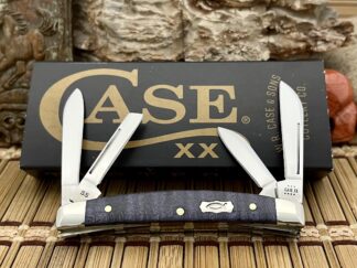 Case XX USA 2023 Purple Curly Maple 80548 Small Congress Pocket Knife
