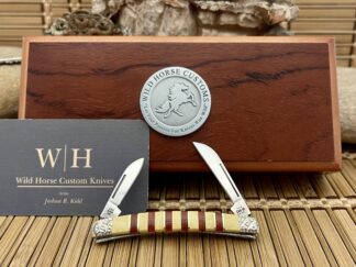 Case XX Wild Horse Custom Exotic Mexican Turquoise Small Congress Knife #1