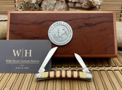 Case XX Wild Horse Custom Exotic Mexican Turquoise Small Congress Knife #1 - Image 2