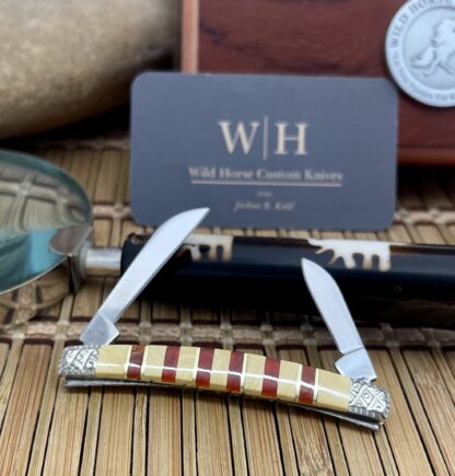 Case XX Wild Horse Custom Exotic Mexican Turquoise Small Congress Knife #1 - Image 3