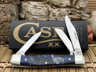 Case XX USA 2023 Ocean Blue Kirinite 70561 Medium Stockman Pocket Knife