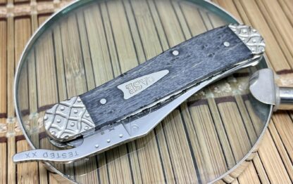 Case XX USA Beautiful Custom Gray Birdseye Maple Russlock Pocket Knife #03 - Image 4