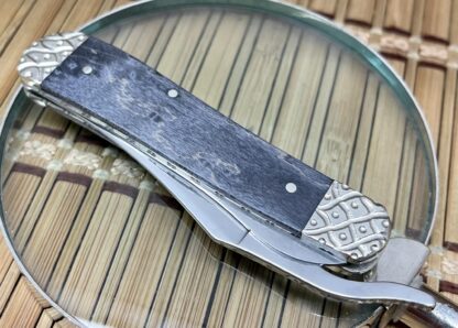 Case XX USA Beautiful Custom Gray Birdseye Maple Russlock Pocket Knife #04 - Image 3
