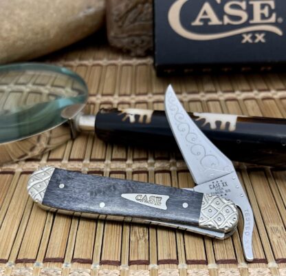 Case XX USA Beautiful Custom Gray Birdseye Maple Russlock Pocket Knife #05 - Image 4