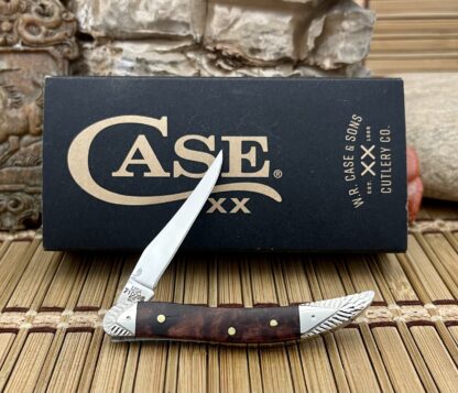 Case XX Custom Brown Maple Burl Texas Toothpick Knife #07 - Image 2