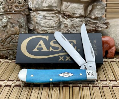 Case XX USA 2023 Smooth Caribbean Bone Diamond XX 1/500 Mini Trapper Knife