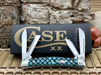 Case XX USA 2023 Caribbean Bone Fish Net 1/500 XX Small Congress Pocket Knife