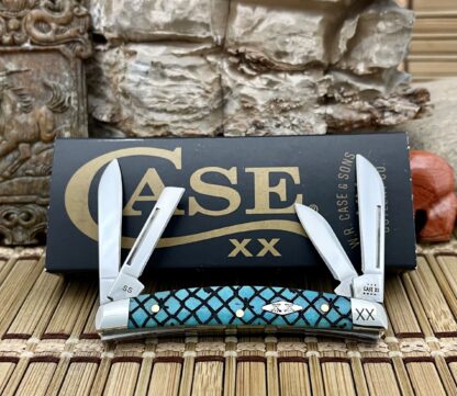 Case XX USA 2023 Caribbean Bone Fish Net 1/500 XX Small Congress Pocket Knife