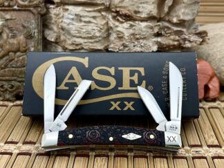 Case XX USA 2023 Beautiful Red ROSES Bone 1/500 XX Small Congress Pocket Knife