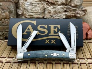 Case XX USA 2023 Smooth Gray Bone Diamond XX 1/500 Small Congress Knife