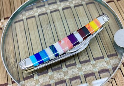 Case XX Wild Horse Custom PATCHWORK Gemstone Small Congress Knife #3 - Image 3