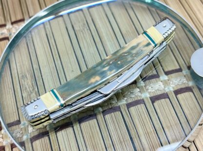 Case XX Wild Horse Custom Mammoth & Jade Small Congress Pocket Knife #2 - Image 3