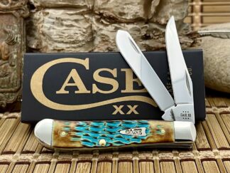 Hand Fired Sky Blue Mini Trapper | Case XX 2024