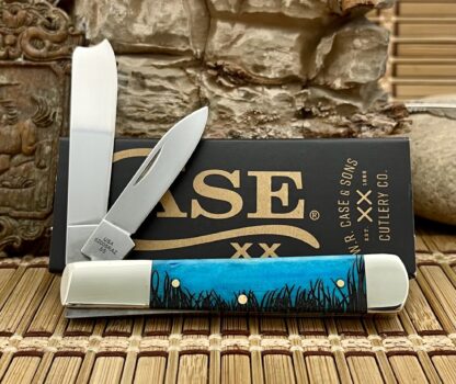 Case XX USA 2024 Caribbean Bone BASS Fish Diamond XX 1/500 Razor Knife - Image 2