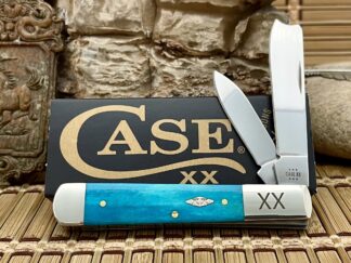 Case XX USA 2024 Smooth Caribbean Bone Bullet XX 1/500 Razor Knife