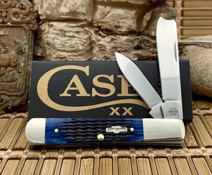 Case XX USA 2024 Rogers Corn Cob Blue Bone 2798 Razor Barlow Pocket Knife