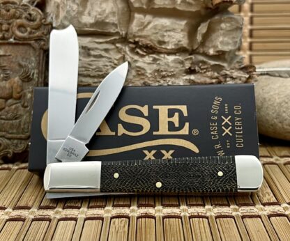 Case XX USA 2024 Antique Bone Diamondback Snake Skin 1/500 Razor Barlow Knife - Image 2