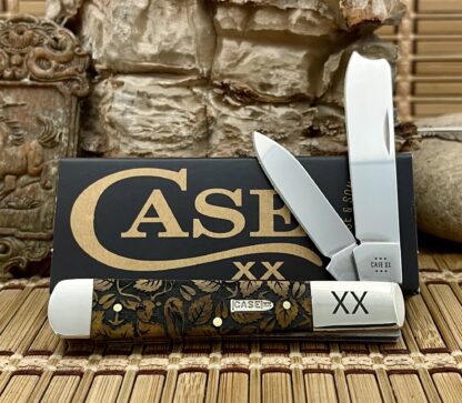 Case XX USA 2024 Antique Bone Strut & Rut Turkey & Deer 1/500 Razor Barlow Knife