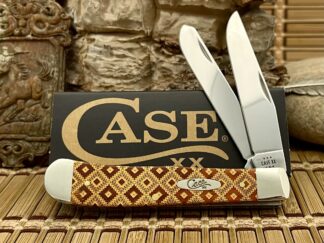Case XX USA Chestnut Bone Gold Edition DIAMOND 1/500 Trapper Pocket Knife