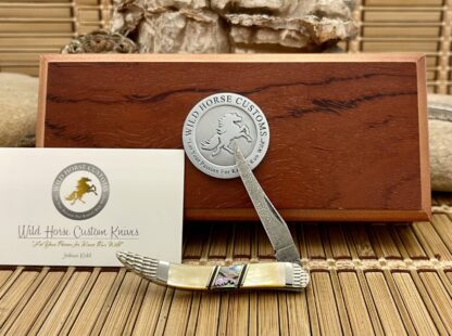 Damascus knife, toothpick