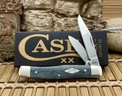 Case XX USA Smooth Gray Bone 34206 Diamond Shield Medium Jack Pocket Knife