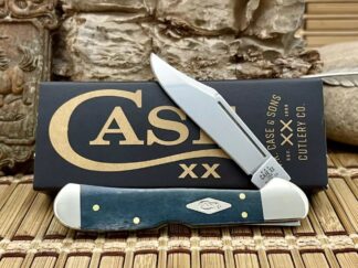 Case XX USA Smooth Gray Bone 34201 Diamond Shield Mini Copperlock Pocket Knife