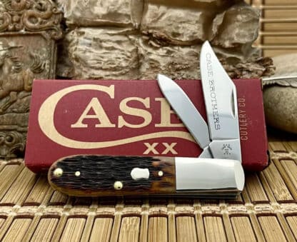 Case XX USA 2024 Russell Jig Brown Bone Case Brothers 79413 Barlow Pocket Knife