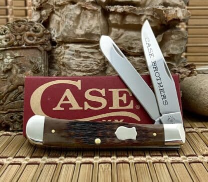 Case XX USA 2024 Russell Jig Brown Bone Case Brothers 79410 Trapper Knife