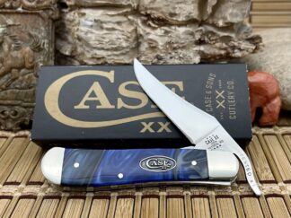 Case XX USA 2023 Ocean Blue Kirinite 70564 Stainless Russlock Pocket Knife