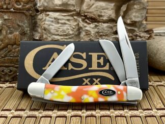 Case XX USA 2024 Candy Corn Kirinite 53753 Medium Stockman Pocket Knife