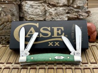 Case XX USA 2023 Emerald Green Bone 19945 Stainless Small Congress Pocket Knife