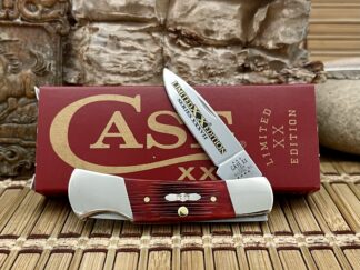 Case XX USA 2023 Barnboard Old Red Bone LTD ED XXXVII Lockback Pocket Knife